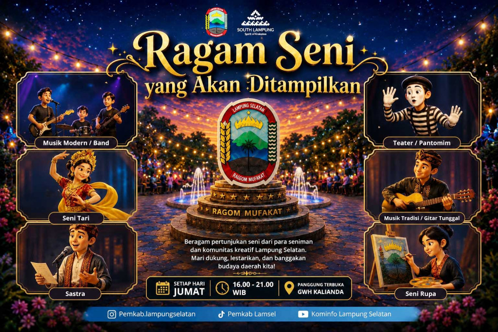 Pentas Seni Budaya Helau, Ikhtiar Pemkab Lampung Selatan Menjaga Warisan Budaya dan Menggerakkan Ekonomi Kreatif