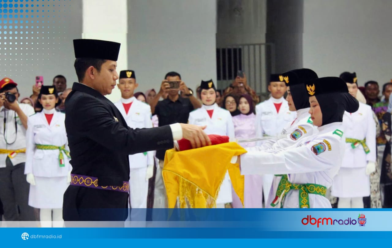 Bupati Kukuhkan 41 Anggota Paskibraka Lampung Selatan 2025