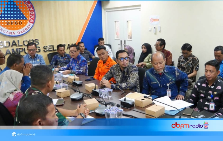 Hadapi Ancaman Erupsi GAK dan Tsunami, Pemkab Lampung Selatan Perkuat Kesiapsiagaan Lintas Sektor