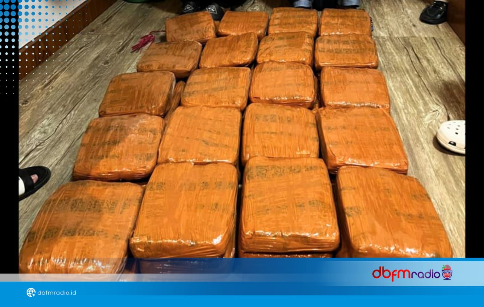 Polda Lampung Gagalkan Peredaran 40 Kilogram Ganja Asal Padang