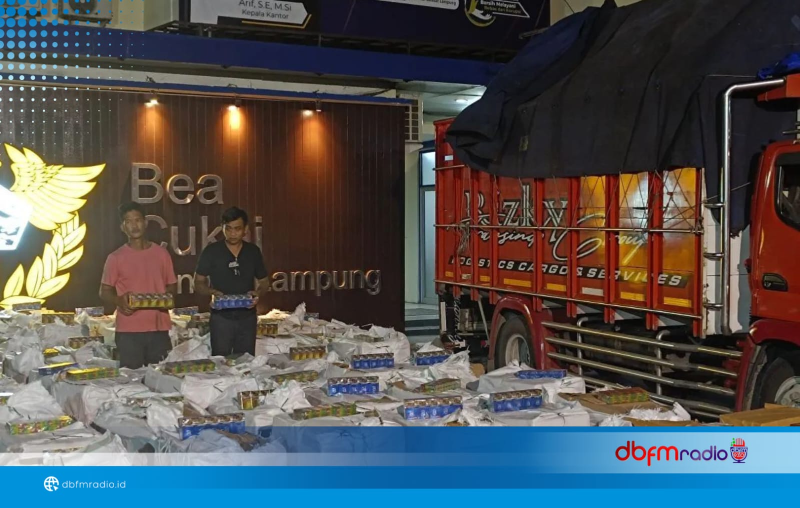 Bea Cukai Lampung Gagalkan Pengiriman 1,1 Juta Batang Rokok Ilegal di Bakauheni