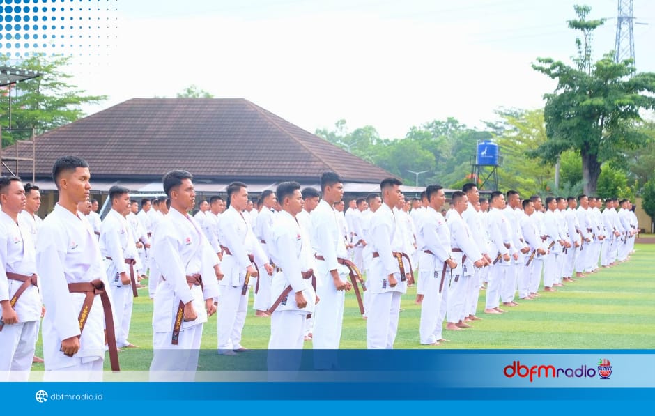 Kapolda Lampung Resmi Buka Gashuku dan Ujian DAN INKANAS Zona I Tahun 2025