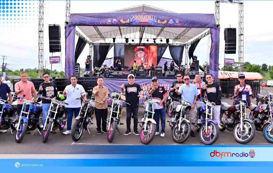 Deru RX-King Menggema di Kalianda, 4.000 Bikers Padati Jamda II Region Lampung