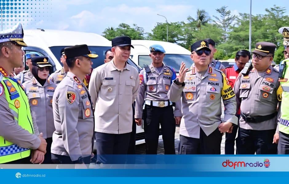 Dampingi Wakapolri, Bupati Egi Tinjau Arus Mudik Merak–Bakauheni