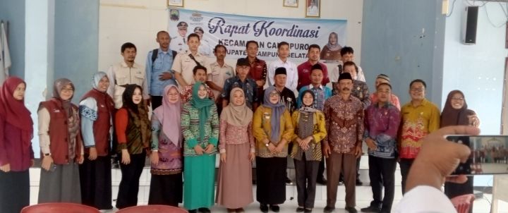 Pemerintah Kecamatan Candipuro Gelar Rakor Lintas Sektoral Bahas Program Kebersihan “Asri, Bersih, Rapi, Indah, dan Wangi”