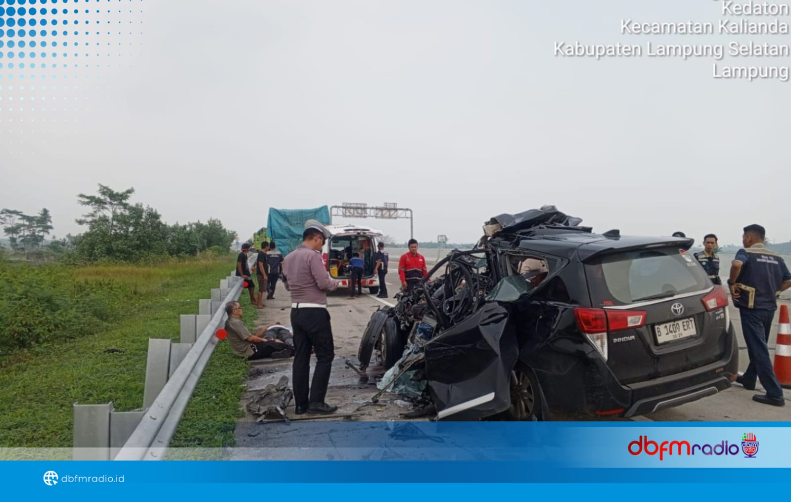 Kecelakaan Maut di Tol Trans Sumatera, Dua Mahasiswa Tewas dan Tiga Luka-Luka
