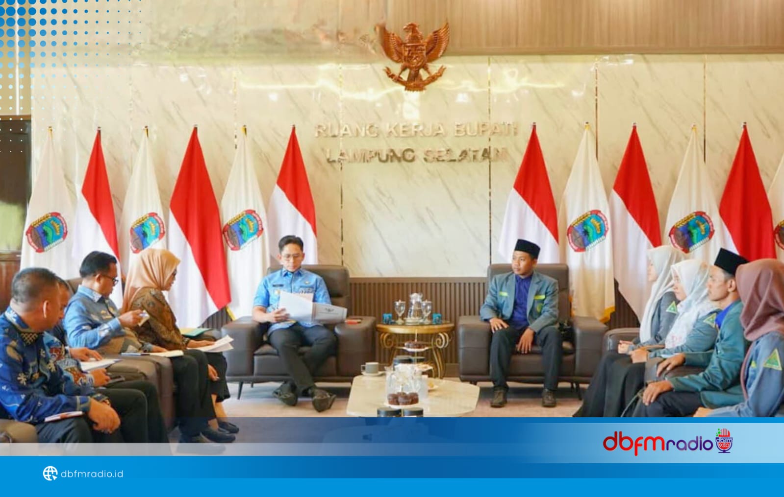 Bupati Lampung Selatan Terima Audiensi IPNU-IPPNU, Dorong Kolaborasi dalam Pembangunan Pendidikan