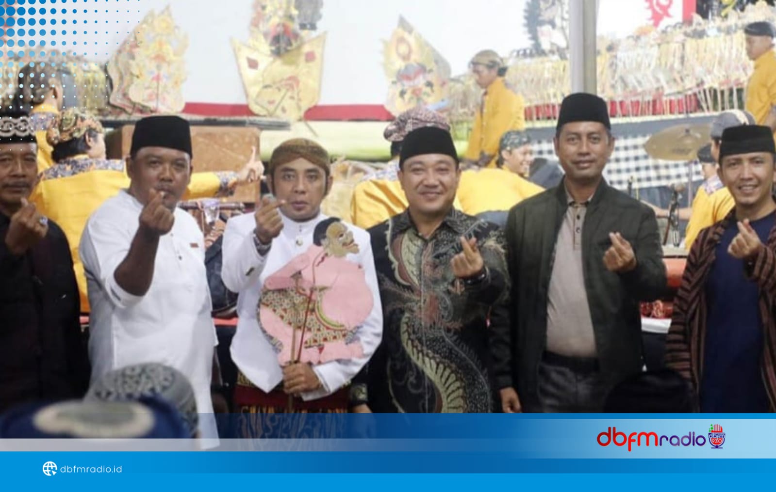 Wabup Lampung Selatan Hadiri Doa Bersama dan Pagelaran Wayang Kulit di Desa Sukadamai