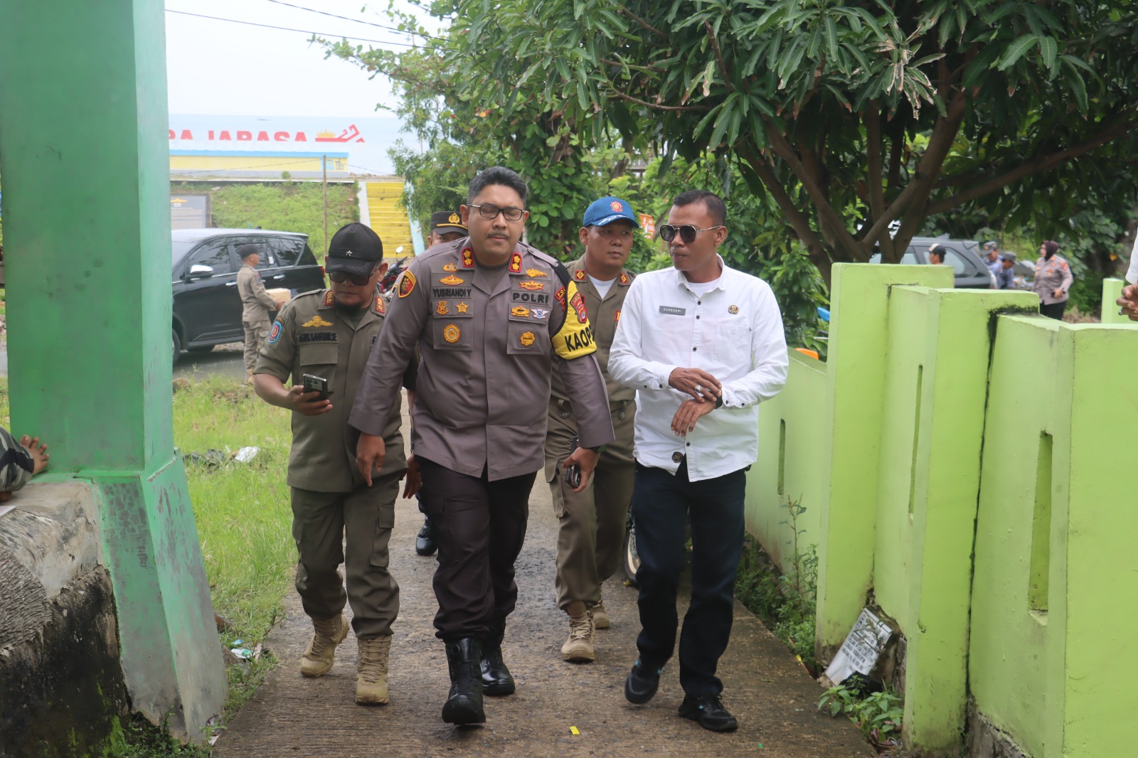 Kapolres Lampung Selatan Tinjau Kasus Pencurian Pisang di Rajabasa, Dukung Penyelesaian secara Kekeluargaan