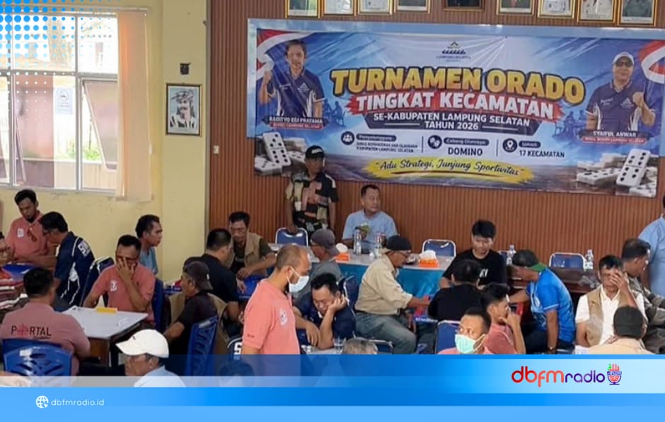 Orado Bergulir di 17 Kecamatan, Lampung Selatan Jadikan Domino Ruang Sportivitas dan Silaturahmi