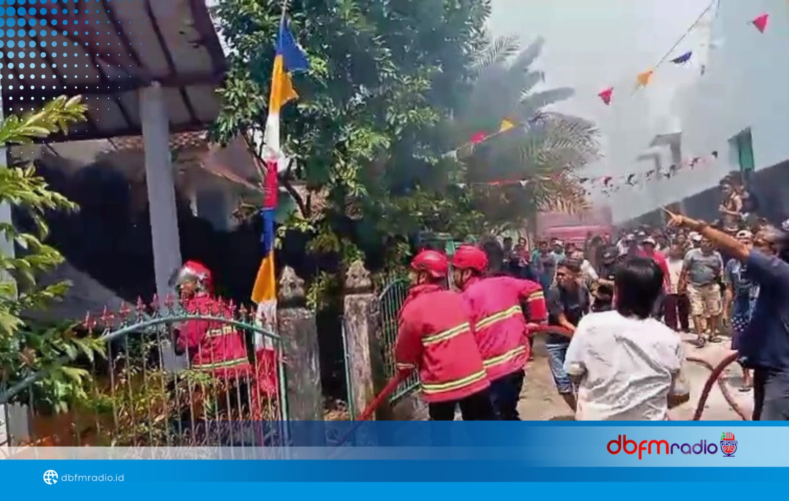 Dugaan Korsleting Listrik, Si Jago Merah Lalap Rumah di Way Urang