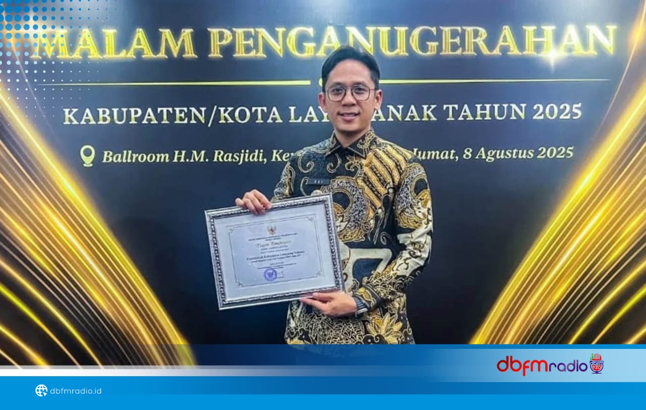 Lampung Selatan Pertahankan Kategori Nindya di Ajang KLA 2025, Skor Naik Jadi 764,92