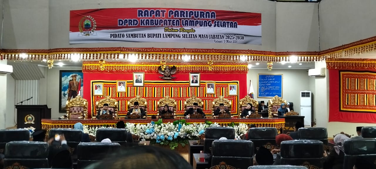 Rapat Paripurna DPRD Lampung Selatan, Bupati Egi Pratama Paparkan Program Prioritas untuk 5 Tahun Mendatang