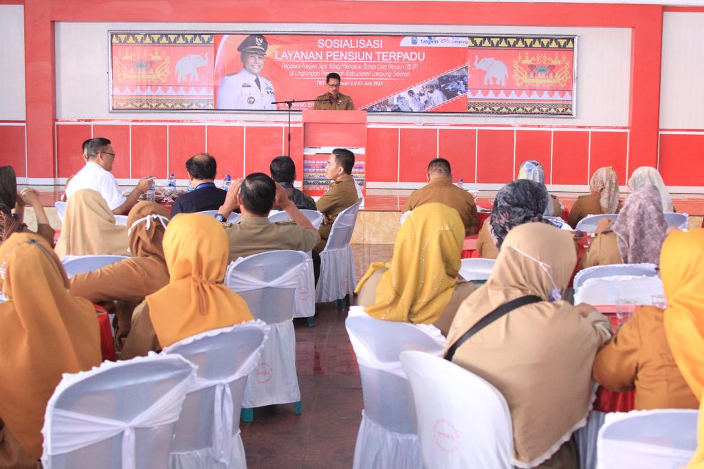 Pemkab Lampung Selatan Lakukan Sosialisasi Layanan Pensiun Terpadu