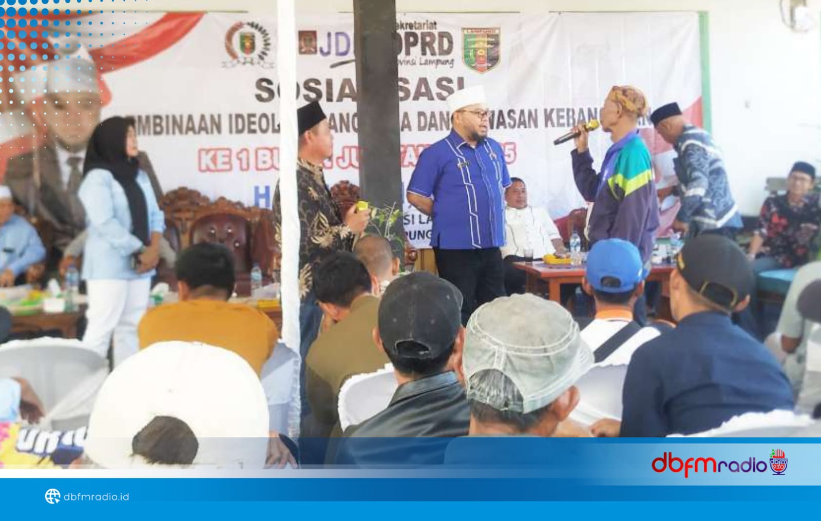 Anggota DPRD Lampung H. Muhammad Hazizi Blusukan ke Desa Suka Bhakti, Sosialisasikan Ideologi Pancasila dan Wawasan Kebangsaan