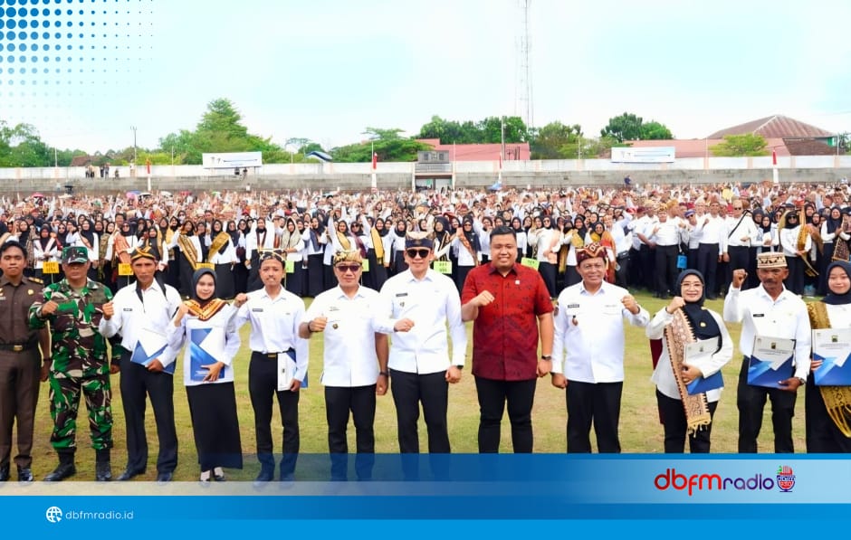 5.792 Tenaga Non-ASN Lampung Selatan Terima SK PPPK Paruh Waktu, Haru dan Bahagia Warnai Lapangan Radin Inten