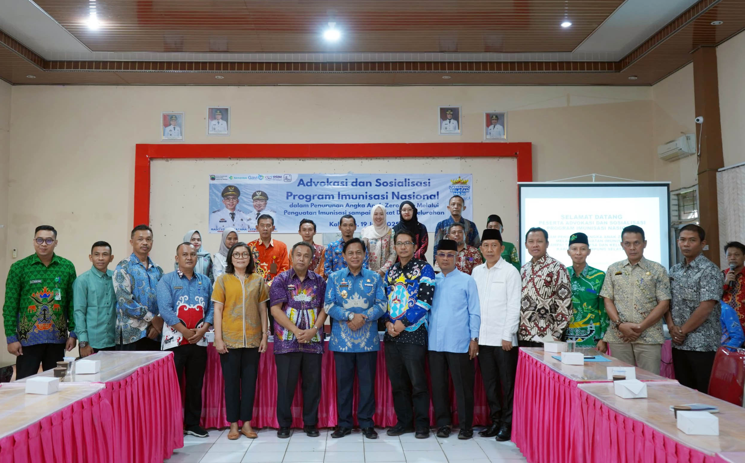 Pemkab Lampung Selatan Genjot Cakupan Imunisasi Anak, Gandeng Tokoh Agama dan Lintas Sektor