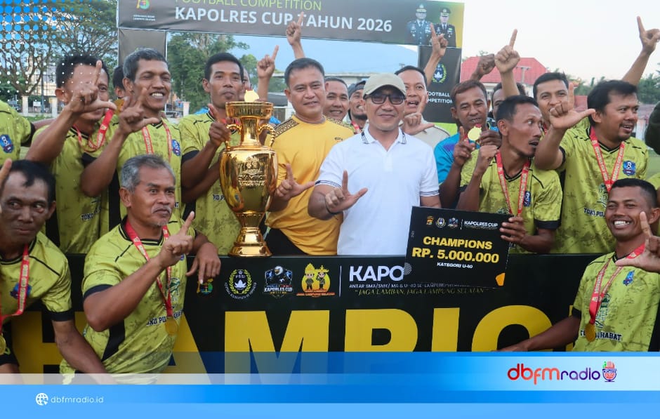 Kapolres Cup Hari Bhayangkara ke-80 Berakhir Meriah, Sportivitas Jadi Pemenang