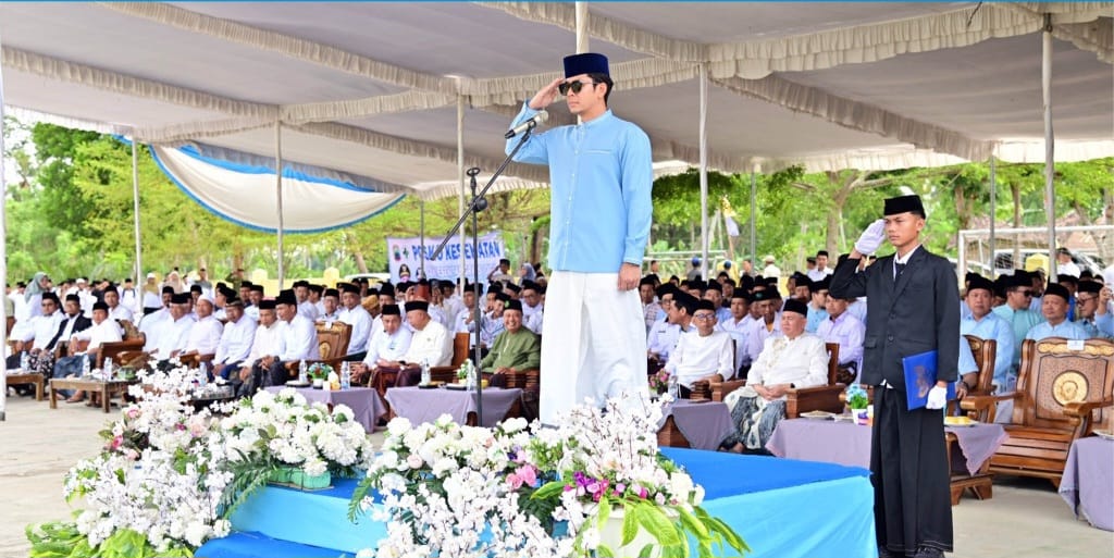 Bupati Lampung Selatan Pimpin Upacara Hari Santri Nasional 2025 di Candipuro