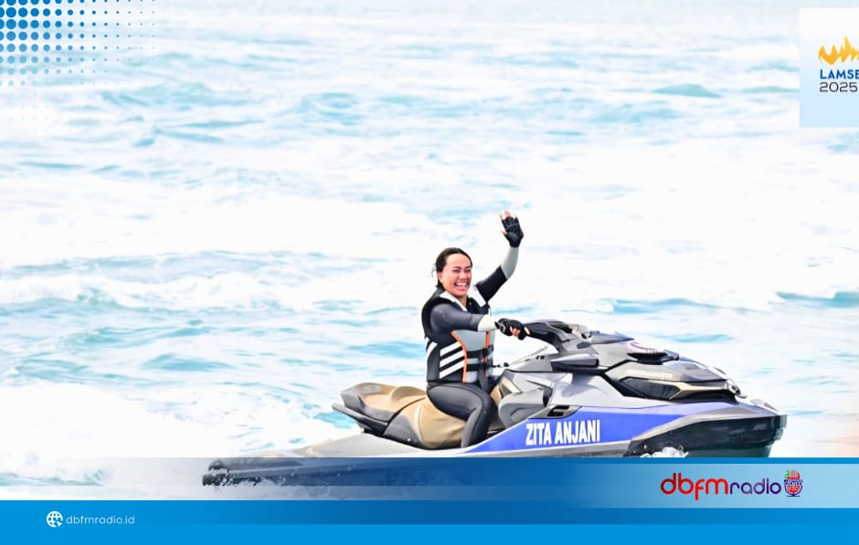 Aksi Jetski Merak–Bakauheni Resmi Buka Lampung Selatan Festival 2025, Selat Sunda Catat Sejarah Baru