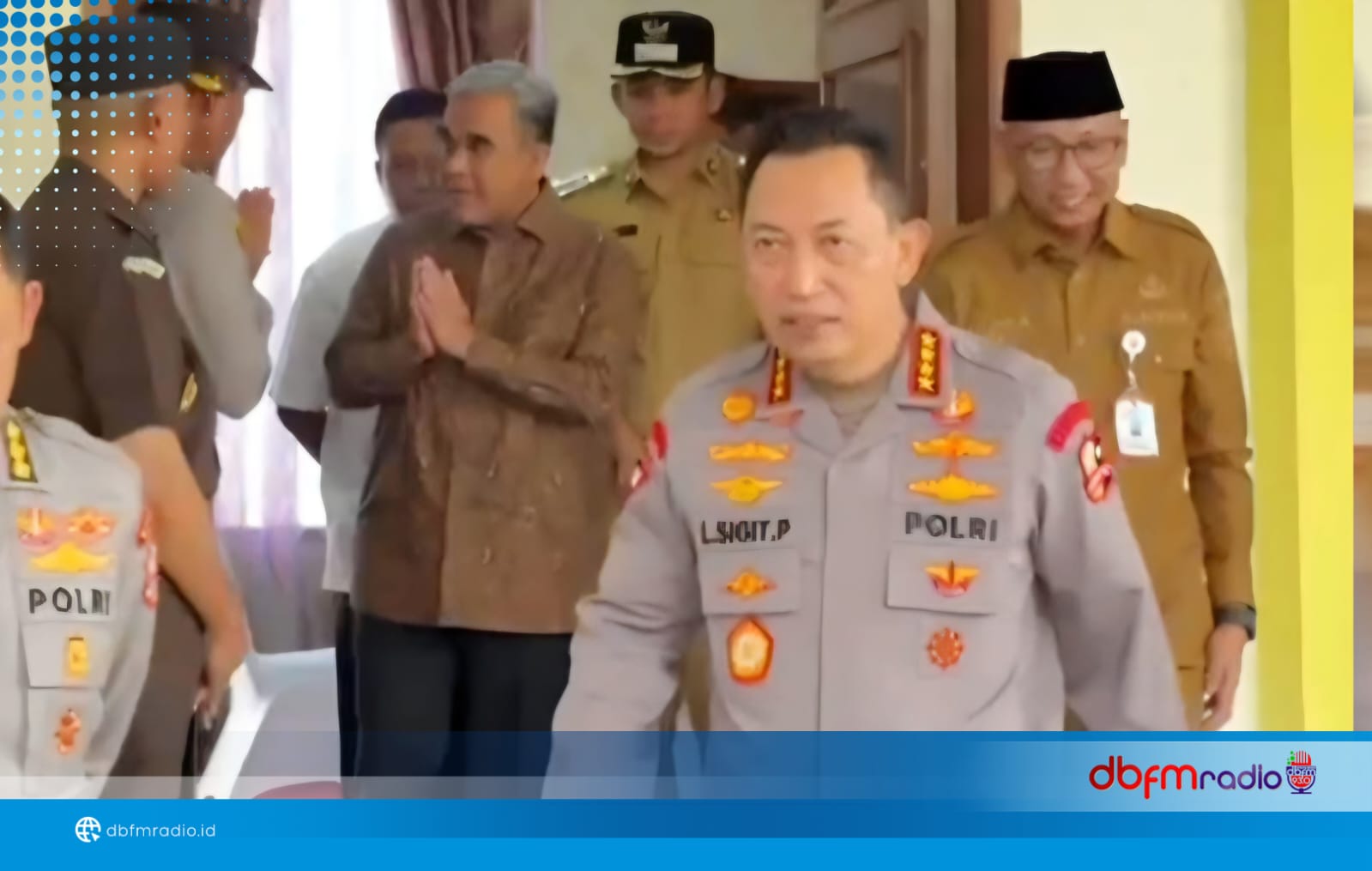 Bupati Lampung Selatan Sambut Kedatangan Kapolri, Dukung Penuh Program Nasional Makan Bergizi Gratis
