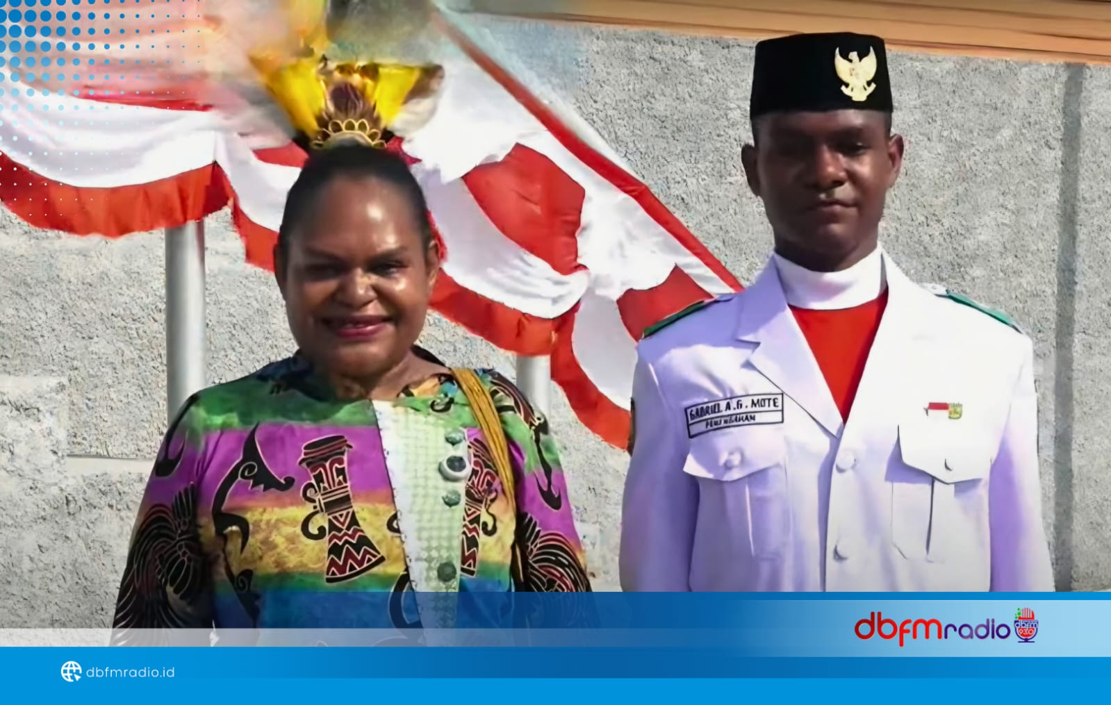 Kisah Haru di Menara Siger: Gabriel dari Papua Kibarkan Merah Putih pada HUT ke-80 RI