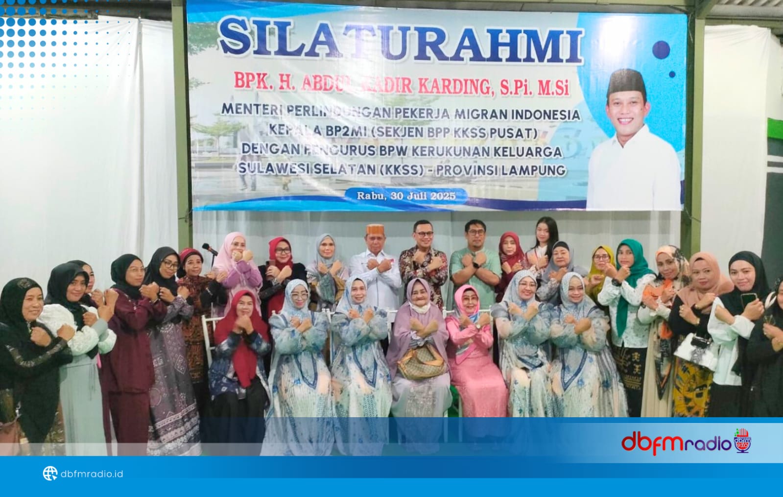 Sekjen BPP KKSS Abdul Kadir Karding Silaturahmi dengan Warga KKSS Lampung, Dorong Semangat Persatuan dan Pemberdayaan