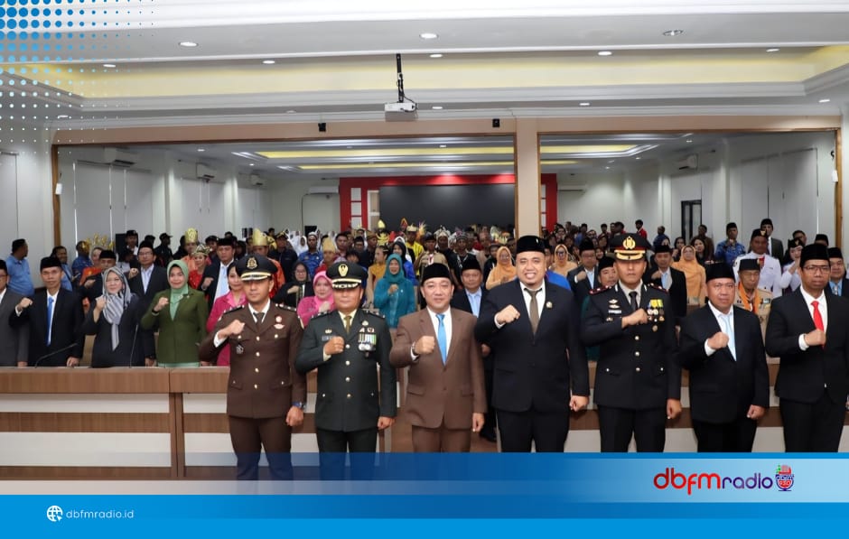 Hujan Deras Tak Surutkan Semangat Pemkab Lampung Selatan Peringati Hari Sumpah Pemuda ke-97