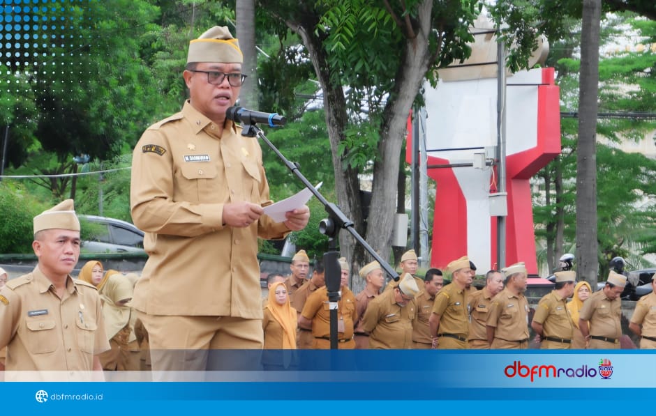 Asisten Pemerintahan dan Kesra Pimpin Apel ASN, Tekankan Disiplin dan Peningkatan Kinerja