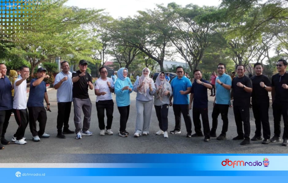 Senam Jumat Pemkab Lampung Selatan Perkuat Budaya Hidup Sehat dan Kebersamaan ASN