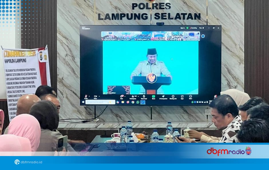 Pemkab dan Polres Lampung Selatan Dukung Program Presiden, Resmi Ikuti Peresmian 1.179 SPPG dan Gudang Ketahanan Pangan Polri
