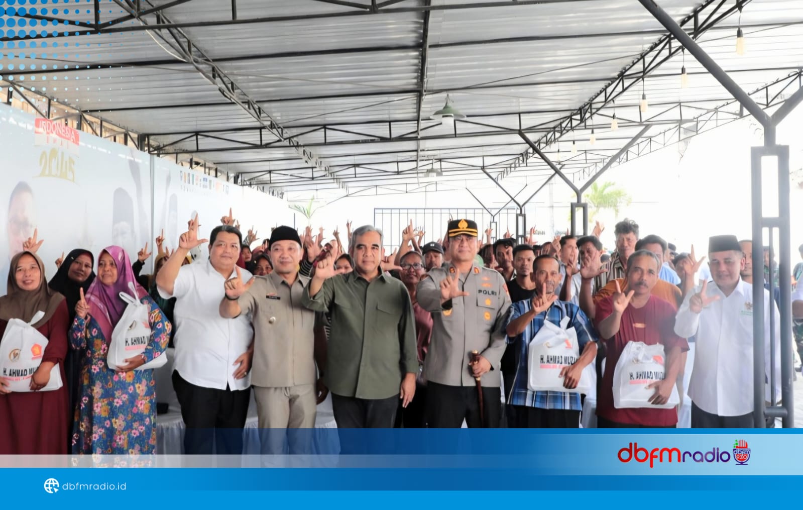 Ketua MPR RI Ahmad Muzani Tinjau Program Bedah Rumah Aspirasi di Lampung Selatan