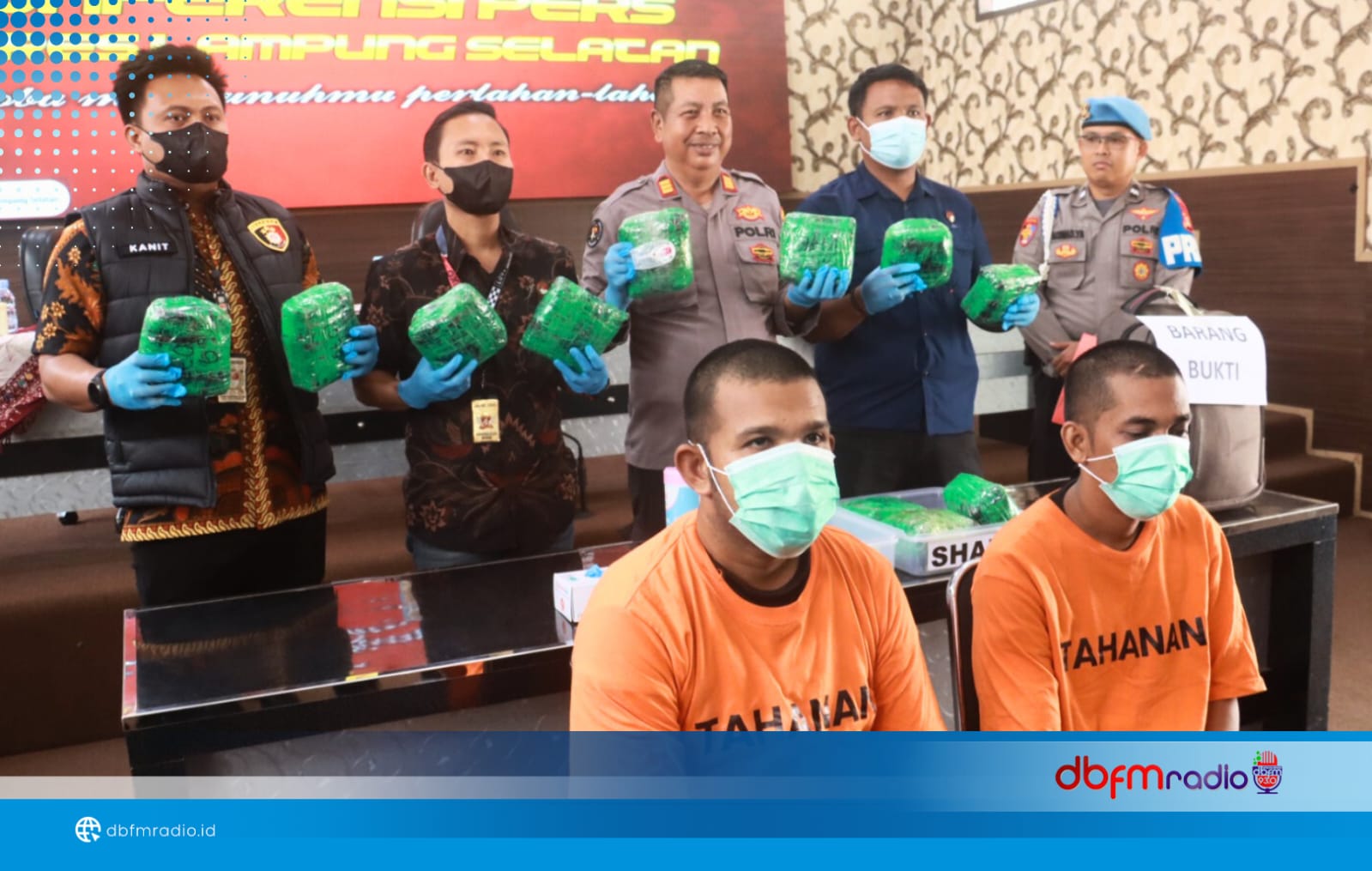 Polres Lampung Selatan Gagalkan Penyelundupan 11,8 Kg Sabu, Dua Kurir Asal Aceh Ditangkap