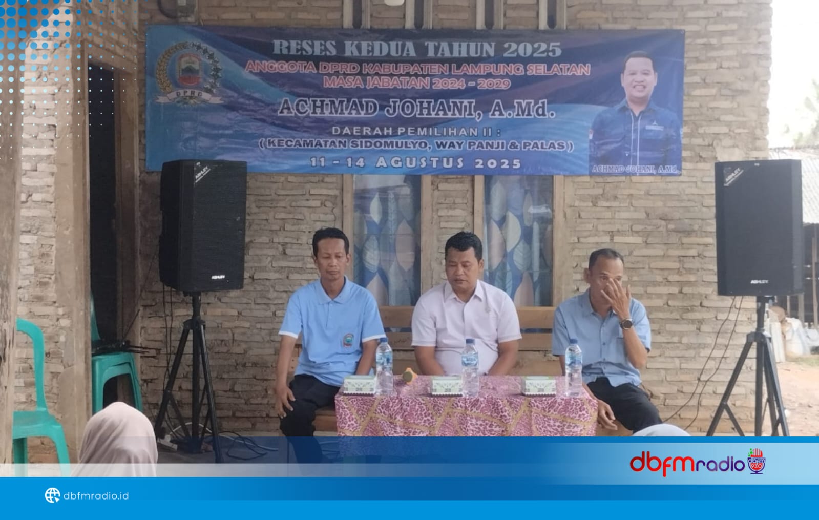 Achmad Johani Serap Aspirasi Warga Way Pelus Saat Reses Kedua