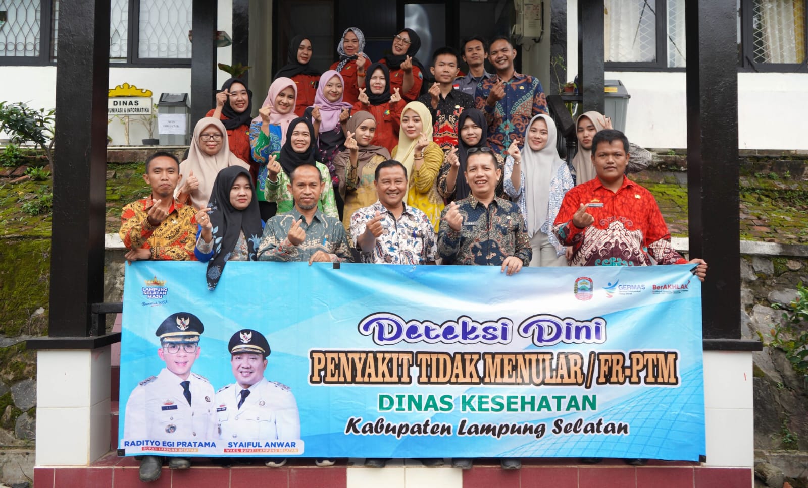 Dinkes Lamsel Gelar Skrining Kesehatan untuk ASN dan Honorer di Kominfo