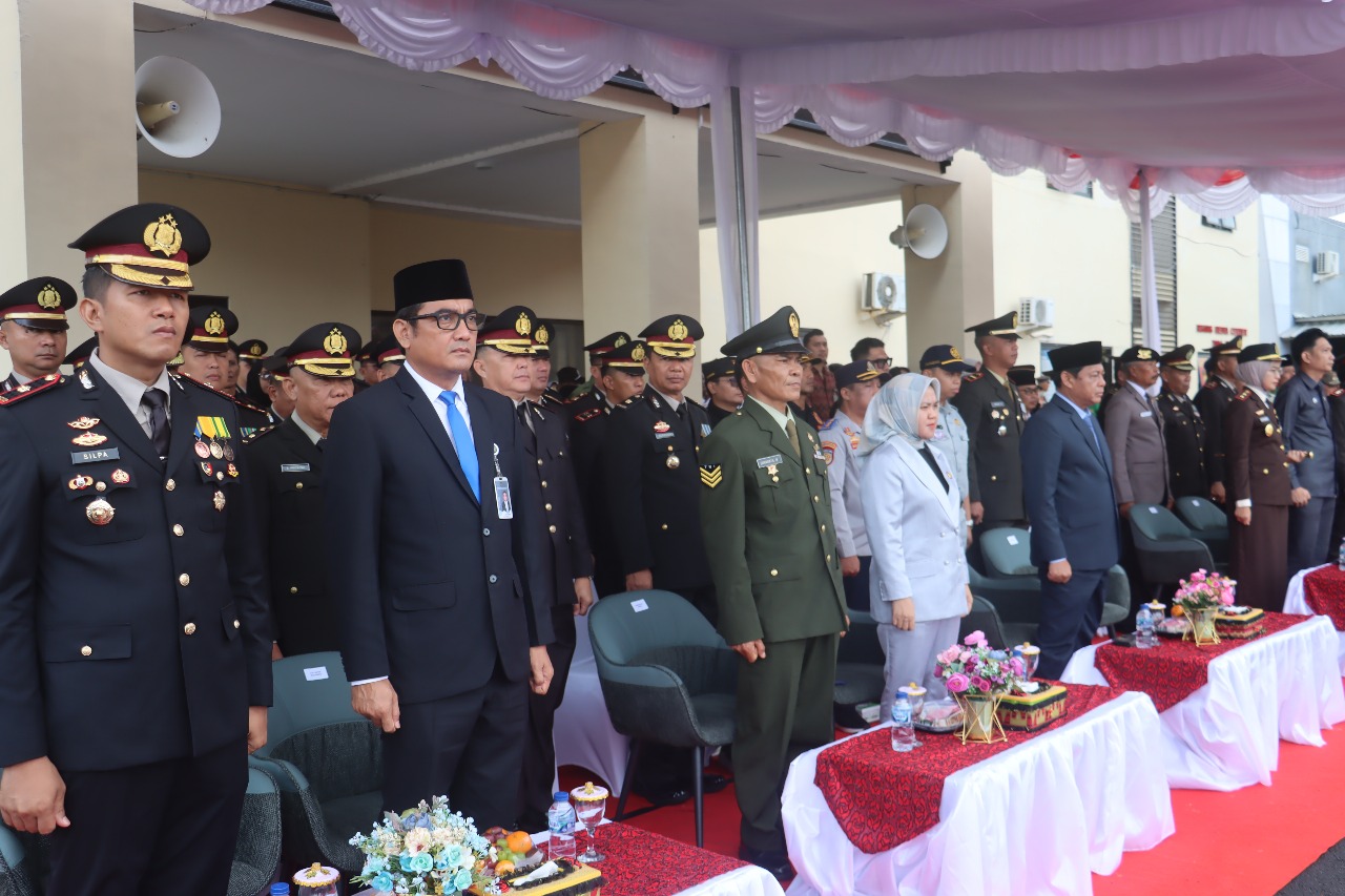 Polres Lampung Selatan Peringati Hari Bhayangkara ke-79, Tegaskan Komitmen “Polri untuk Masyarakat”