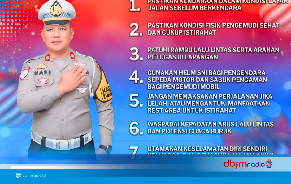 Satlantas Polres Lampung Selatan Imbau Warga Utamakan Keselamatan Selama Libur Nataru