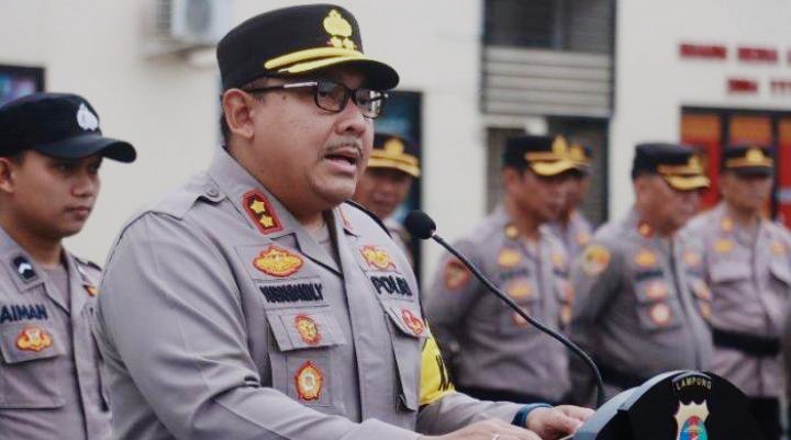 Kapolres Lampung Selatan Imbau Personel Tingkatkan Patroli Preventif Jelang Pelantikan Kepala Daerah