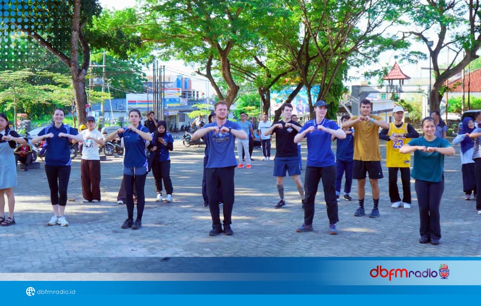 Senam Jumat Pagi Pemkab Lampung Selatan Semarak Bersama Delegasi AIYEP 2025