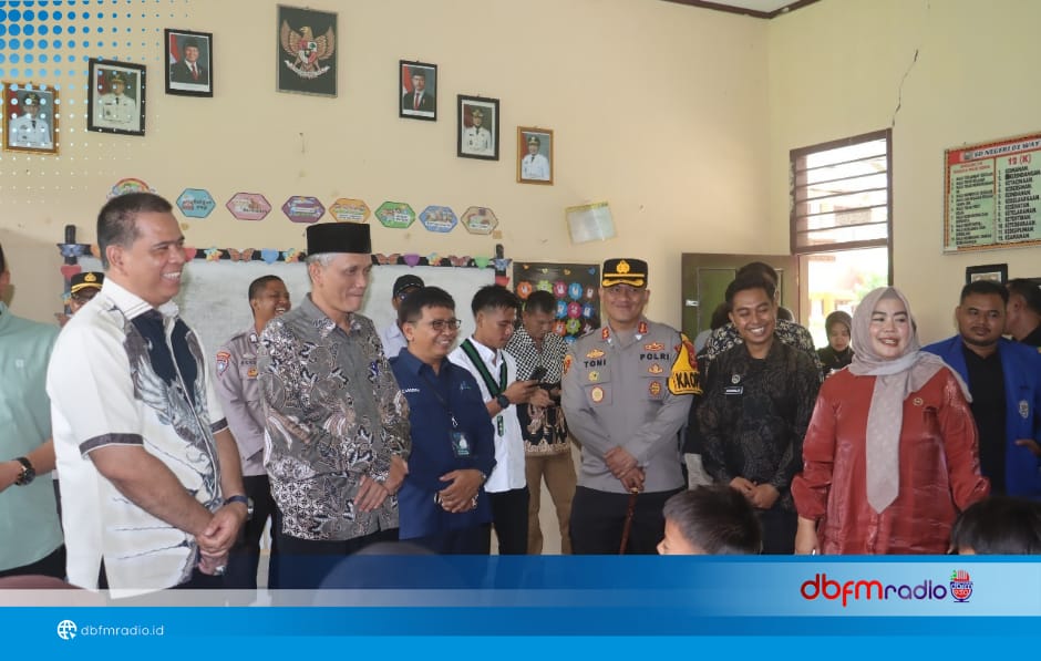 Polda Lampung Tinjau Langsung Pelaksanaan Program “Makan Bergizi Gratis” di Kalianda