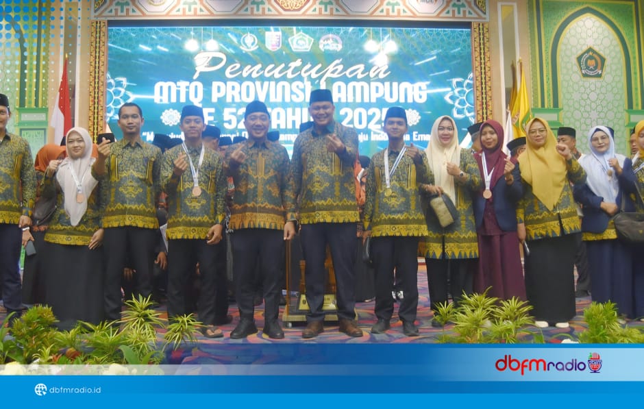 Kafilah Lampung Selatan Raih Peringkat Empat Besar MTQ ke-52 Provinsi Lampung 2025