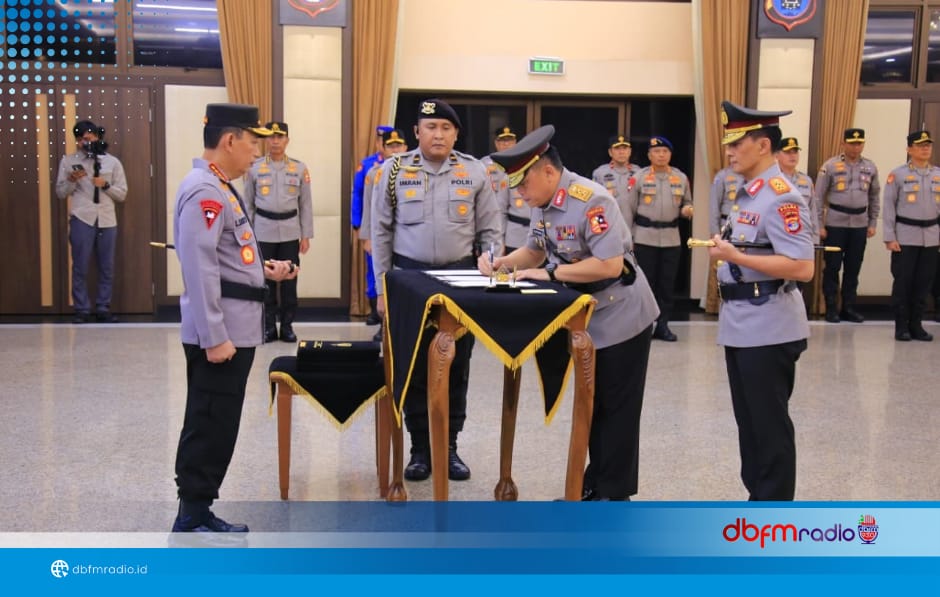 Kapolri Pimpin Sertijab Kapolda Lampung, Irjen Pol Helfi Assegaf Resmi Gantikan Irjen Pol Helmy Santika