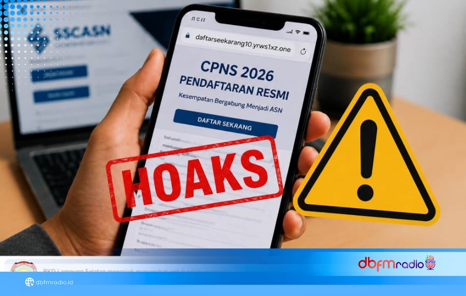 Waspada Hoaks CPNS 2026, BKD Lampung Selatan Minta Masyarakat Jangan Tergiur Link Pendaftaran Palsu