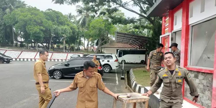 Persiapan Kantor Bupati Lampung Selatan Sambut Era Kepemimpinan Egi-Syaiful