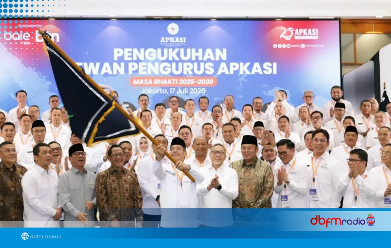 Bupati Lampung Selatan Radityo Egi Pratama Dikukuhkan sebagai Bendahara Umum Apkasi 2025–2030