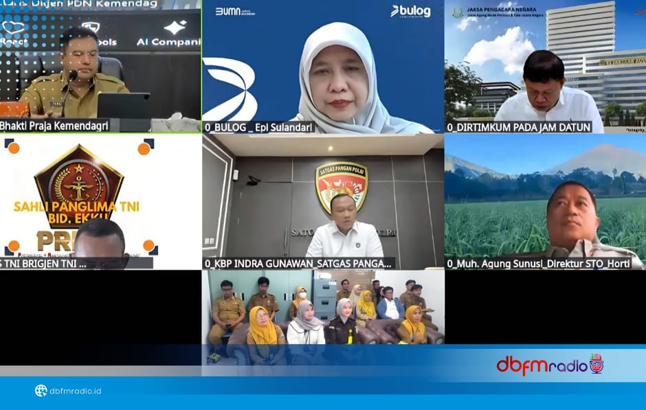 Inflasi Naik di 36 Provinsi, Pemkab Lampung Selatan Perkuat Antisipasi Lewat Rakor Kemendagri