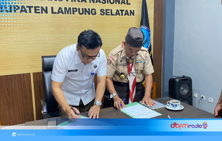 BNNK Lampung Selatan dan Kwarcab Pramuka Teken Kerja Sama P4GN, Dorong Pembentukan Saka Anti Narkoba