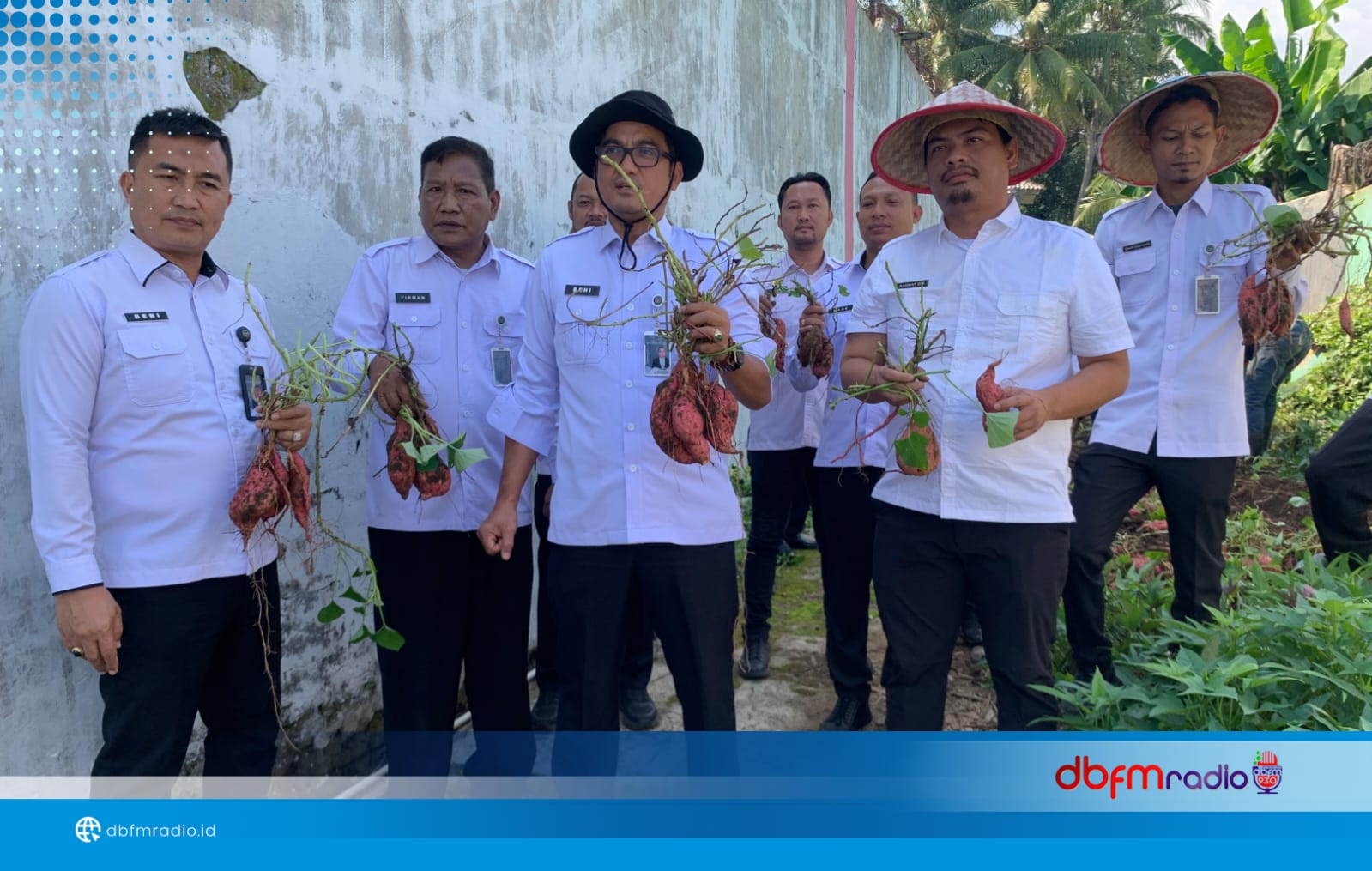 Lapas Kalianda Panen Ubi Mantang, Dukung Ketahanan Pangan Nasional