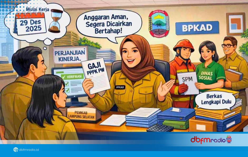Pemkab Lampung Selatan Pastikan Anggaran Gaji PPPK Paruh Waktu Siap, Kendala di Administrasi Perangkat Daerah