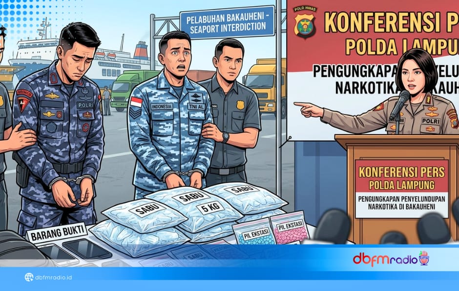 Polda Lampung Gagalkan Penyelundupan 5 Kg Sabu di Bakauheni, Oknum Brimob dan TNI AL Ikut Terseret